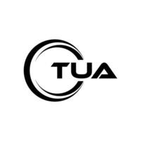 TUA Letter Logo Design, Inspiration for a Unique Identity. Modern Elegance and Creative Design. Watermark Your Success with the Striking this Logo. vector