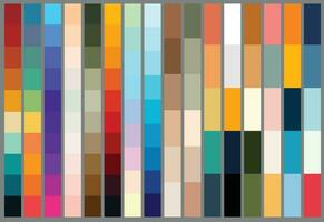 Color palette And Swatches set Free Vector. Vintage, Retro Colour Palette set. vector