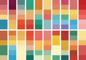 Color palette And Swatches set Free Vector. Vintage, Retro Colour Palette set. vector