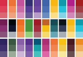 Color palette And Swatches set Free Vector. Vintage, Retro Colour Palette set. vector