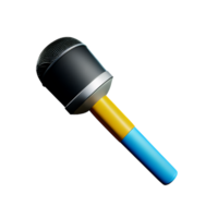 mic 3d renderen icoon illustratie png