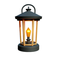 lantern 3d rendering icon illustration png