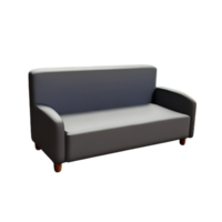 sofa 3d renderen icoon illustratie png