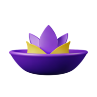 Lotus 3d Rendern Symbol Illustration png