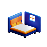 kamer 3d renderen icoon illustratie png