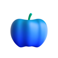 Apfel 3d Rendern Symbol Illustration png