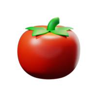 tomate 3d le rendu icône illustration png