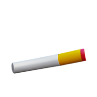 cigarett 3d tolkning ikon illustration png