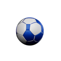 football Balle 3d le rendu icône illustration png