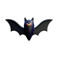 bat 3d rendering icon illustration png