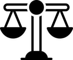 solid icon for scales vector
