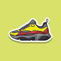 Running shoes illustration. Vector illustration sports shoes. vector eps 10