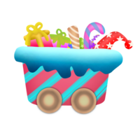 Christmas gift car png