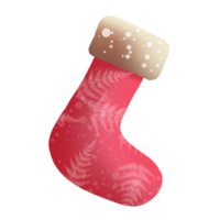 Christmas decorated socks png