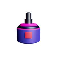 perfume 3d rendering icon illustration png