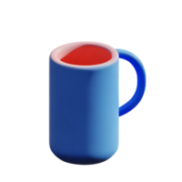 caneca 3d Renderização ícone ilustração png