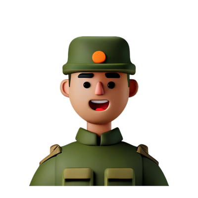 soldier face 3d rendering icon illustration 28574275 PNG