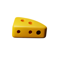 fromage 3d le rendu icône illustration png