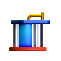 benzina olio 3d interpretazione icona illustrazione png