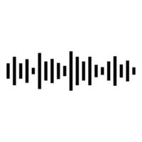 Audio message wave. Voice message wave. Frequency music symbol. Pulsing line vector