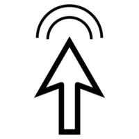 Cursor pointer. Mouse cursor. Arrow pointer. Click symbol. Computer mouse pictogram. vector
