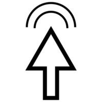 Cursor pointer. Mouse cursor. Arrow pointer. Click symbol. Computer mouse pictogram. vector