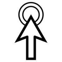 Cursor pointer. Mouse cursor. Arrow pointer. Click symbol. Computer mouse pictogram. vector