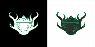 dos diferente logos para un fuego hormiga y un cráneo vector