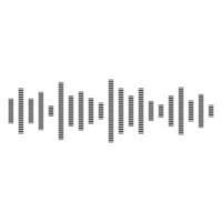 Audio message wave. Voice message wave. Frequency music symbol. Pulsing line vector