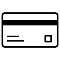 Transparent credit card. ID credit card vector