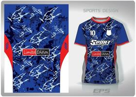 vector Deportes camisa antecedentes imagen.azul militar camuflaje modelo diseño, ilustración, textil antecedentes para Deportes camiseta, fútbol americano jersey camisa