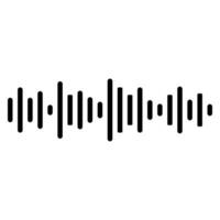 Audio message wave. Voice message wave. Frequency music symbol. Pulsing line vector