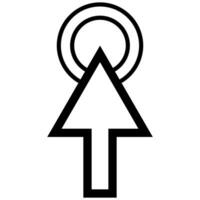 Cursor pointer. Mouse cursor. Arrow pointer. Click symbol. Computer mouse pictogram. vector