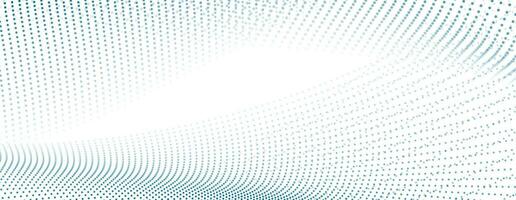 Sci-fi abstract background with dotted curved wavy lines vector
