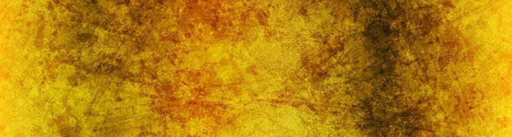 Golden grunge textural concrete wall background vector