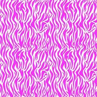 Zebra seamless pattern magenta. Pink stripes on a white background. Pink texture of striped animal skin and fur. Trendy vector background for fabric design, wrapping paper, textile, wallpaper, print