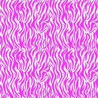 Zebra seamless pattern magenta. Pink stripes on a white background. Pink texture of striped animal skin and fur. Trendy vector background for fabric design, wrapping paper, textile, wallpaper, print