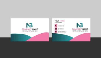 simple business card design vector