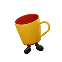 taza 3d representación icono ilustración png