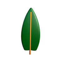 palm leaf 3d rendering icon illustration png