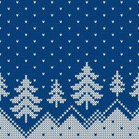 Norwegian seamless knitting pattern. Fair Isle design. vector