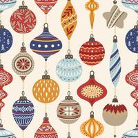 New Year and Christmas traditional holiday background vector