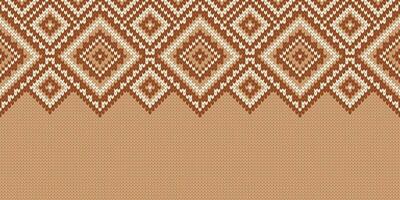 Knitwear template with empty place for text. Wide background. vector