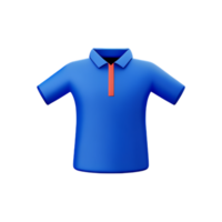 polo chemise 3d le rendu icône illustration png