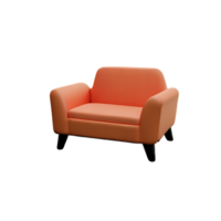 furniture 3d rendering icon illustration png