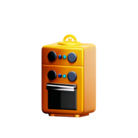 cocina 3d representación icono ilustración png