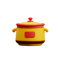 cuisine 3d le rendu icône illustration png