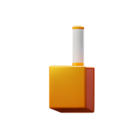 cigarette 3d rendering icon illustration png