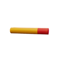 cigarett 3d tolkning ikon illustration png