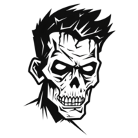 zumbi vampiro mamãe desenho animado ai generativo png